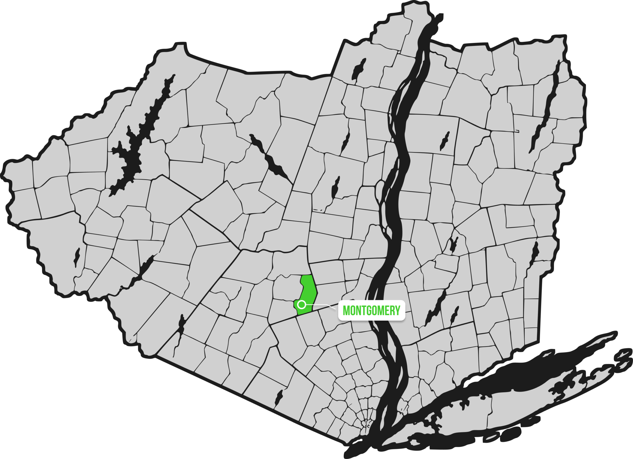 Montgomery service area map